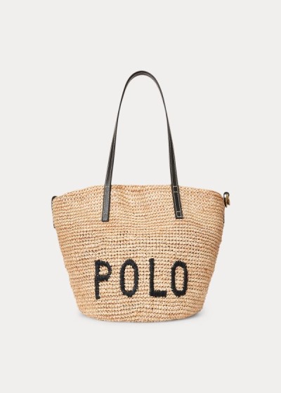 Dámské Kabelka Polo Ralph Lauren Raffia Medium - 83719-XHCT